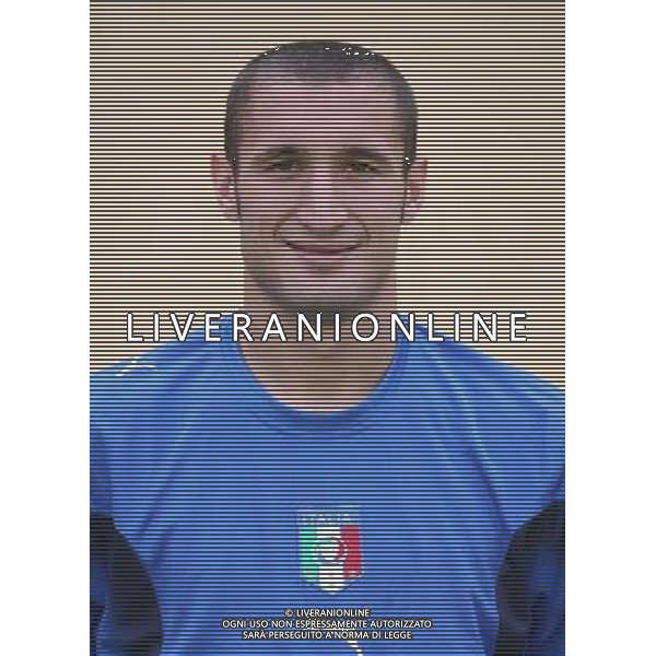 NAZIONALE ITALIANA CALCIO UNDER 21 NELLA FOTO CHIELLINI GIORGIO AG ALDO LIVERANI