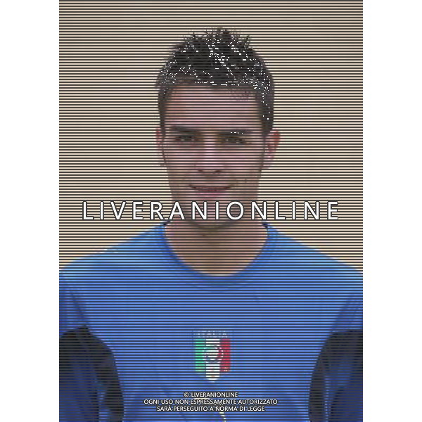 NAZIONALE ITALIANA CALCIO UNDER 21 NELLA FOTO CIGARINI LUCA AG ALDO LIVERANI
