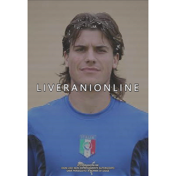 NAZIONALE ITALIANA CALCIO UNDER 21 NELLA FOTO DESSENA DANIELE AG ALDO LIVERANI
