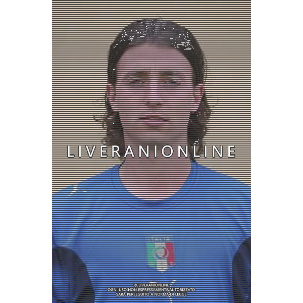 NAZIONALE ITALIANA CALCIO UNDER 21 NELLA FOTO MONTOLIVO RICCARDO AG ALDO LIVERANI