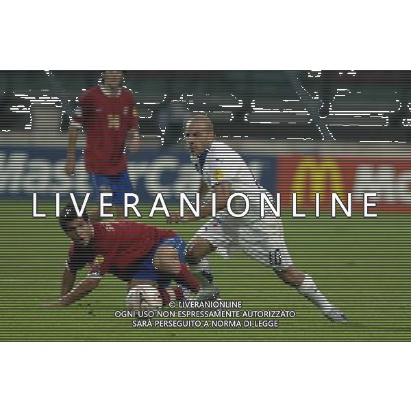 Nijmegen (NED) 11/06/2007 uefa euro under 21 championship netherlands 2007 serbia - italy 1-0 nella foto rosina alessandro italy e smiljanic milan serbia ph Ag aldo liverani s.a.s.