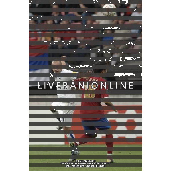 Nijmegen (NED) 11/06/2007 uefa euro under 21 championship netherlands 2007 serbia - italy 1-0 nella foto rosina alessandro e mrdja dragan ph Ag aldo liverani s.a.s.