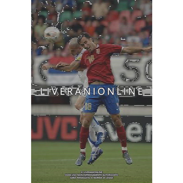 Nijmegen (NED) 11/06/2007 uefa euro under 21 championship netherlands 2007 serbia - italy 1-0 nella foto raggi andrea e mrdja dragan ph Ag aldo liverani s.a.s.