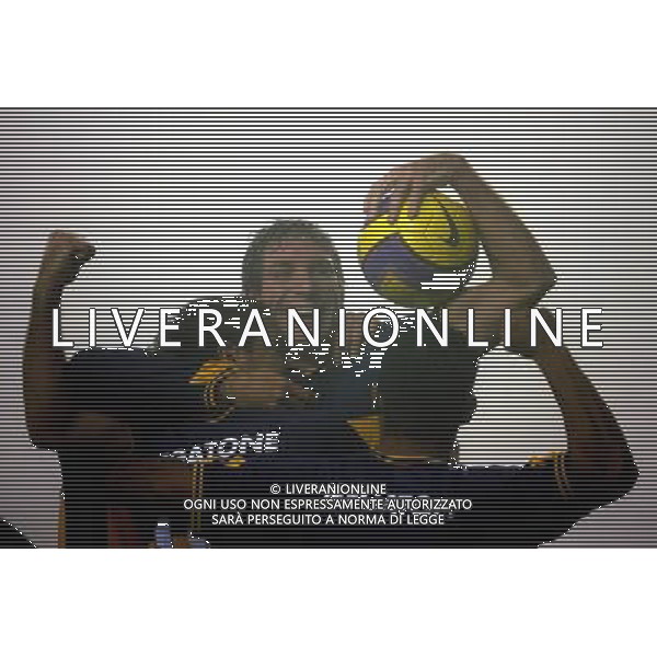 Argentina, Buenos Aires Libertadores Cup 2007 Boca Jrs. vs. Cucuta 3-0 ( Bombonera Stadium Buenos Aires ) MARTIN PALERMO JUBILEE AFTER THE SCORE AG ALDO LIVERANI