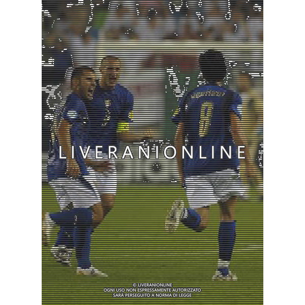gelredome stadium arnhem 14/06/2007 uefa euro under 21 championship netherlands 2007 england - italy 2-2 nella foto aquilani alberto esulta per il goal 2-2 ph ag aldo liverani s.a.s. 