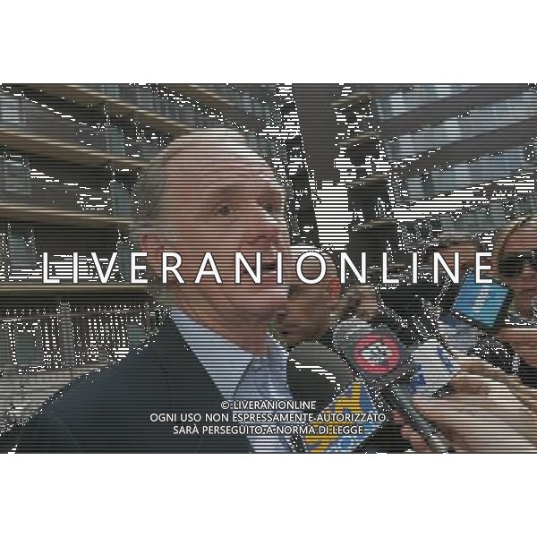 Riunioni informali Presidenti Societa\' Lega calcio Milano 19/06/2007 nella foto il presidente Giovanni Cobolli Gigli ph andry/ag. Aldo Liverani