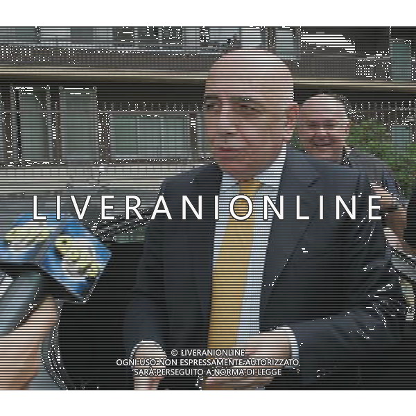 Riunioni informali Presidenti Societa\' Lega calcio Milano 19/06/2007 nella foto il presidente Adriano Galliani ph andry/ag. Aldo Liverani