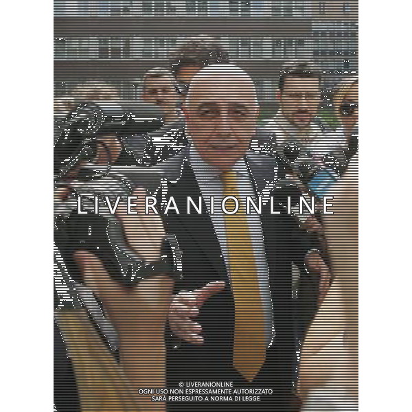 Riunioni informali Presidenti Societa\' Lega calcio Milano 19/06/2007 nella foto il presidente Adriano Galliani ph andry/ag. Aldo Liverani