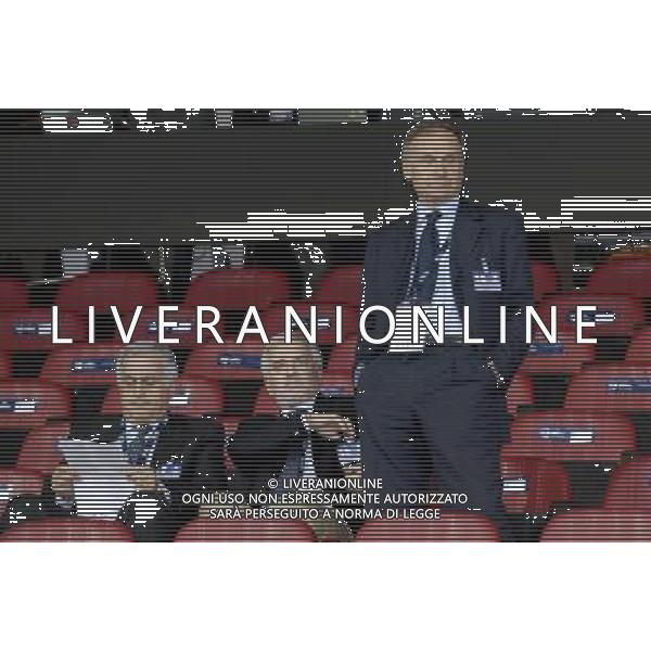 heerenveen 20 jun 2007 semifinal olanda - inghilterra uefa euro under 21 championship netherlands 2007 nella foto petrucci coni president ph ag aldo liverani s.a.s.