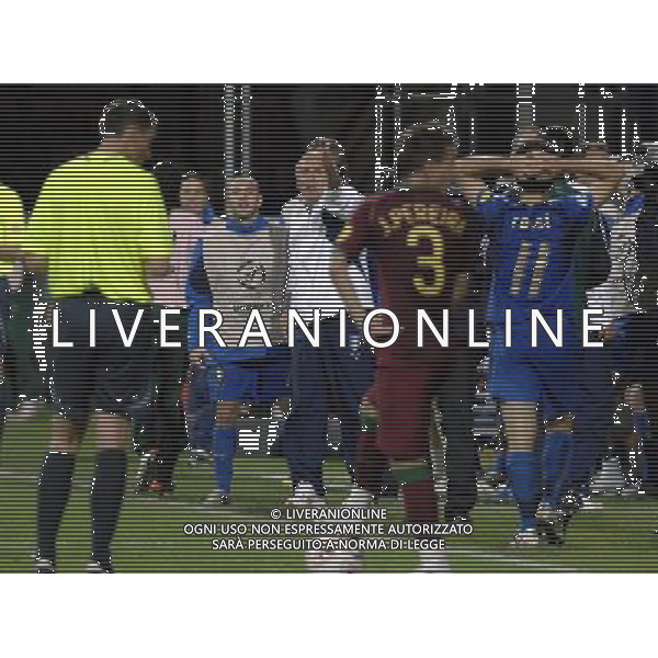 heerenveen 20 jun 2007 semifinal olanda - inghilterra uefa euro under 21 championship netherlands 2007 nella foto rossi giuseppe italy red card ph ag aldo liverani s.a.s.