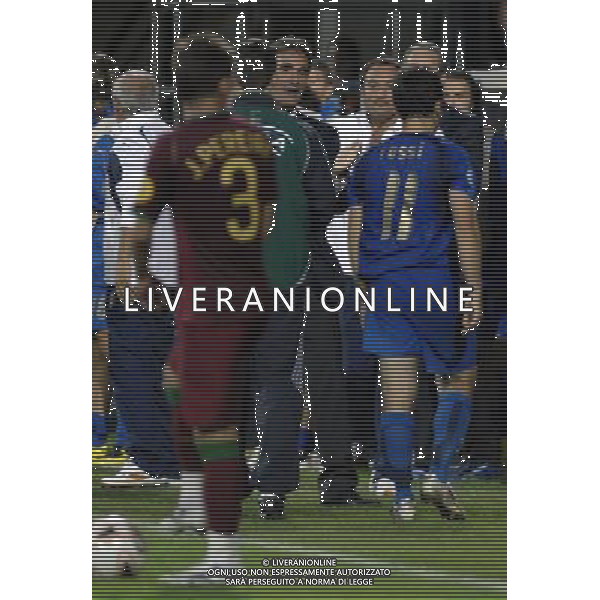 heerenveen 20 jun 2007 semifinal olanda - inghilterra uefa euro under 21 championship netherlands 2007 nella foto rossi giuseppe italy red card ph ag aldo liverani s.a.s.