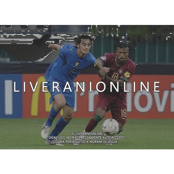 heerenveen 20 jun 2007 semifinal olanda - inghilterra uefa euro under 21 championship netherlands 2007 nella foto nani portugal aquilani alberto italy ph ag aldo liverani s.a.s.