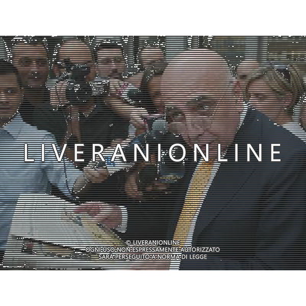 Milano 28 giugno 2007 Consiglio di Lega Calcio nella foto: Galliani Adriano foto Andry / Ag. Aldo Liverani