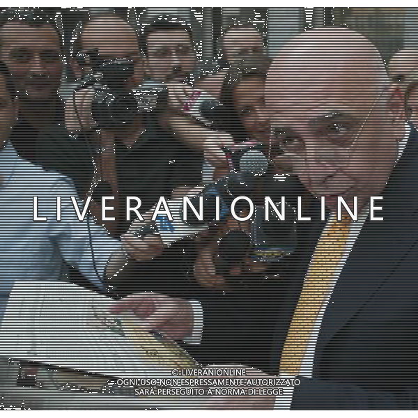 Milano 28 giugno 2007 Consiglio di Lega Calcio nella foto: Galliani Adriano foto Andry / Ag. Aldo Liverani