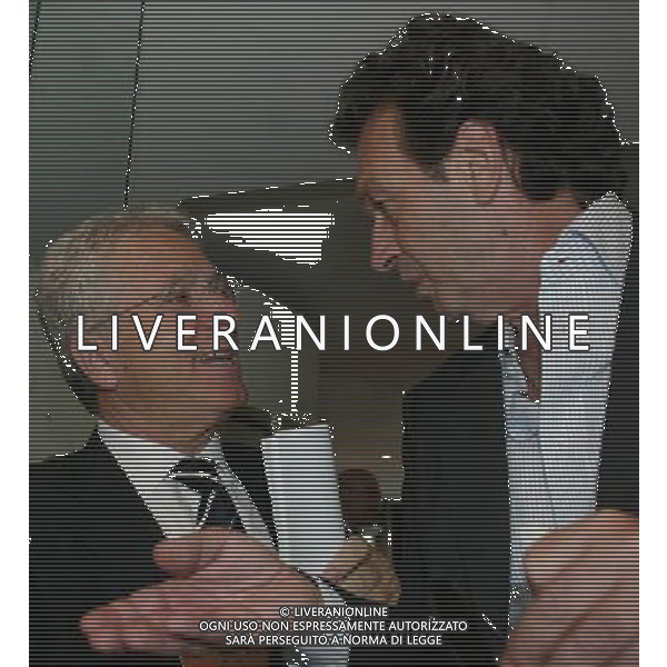 Milano 28 giugno 2007 Consiglio di Lega Calcio nella foto: Matarrese Antonio e Cellino Massimo foto Andry / Ag. Aldo Liverani