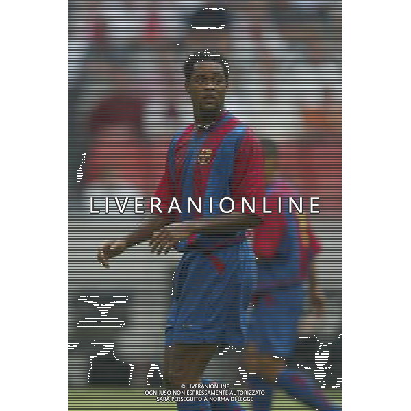 BARCELLONA CALCIO 2003 NELLA FOTO KLUIVERT PATRICK FOTO ALDO LIVERANI