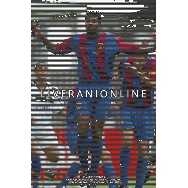 BARCELLONA CALCIO 2003 NELLA FOTO KLUIVERT PATRICK FOTO ALDO LIVERANI