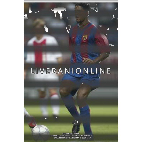 BARCELLONA CALCIO 2003 NELLA FOTO KLUIVERT PATRICK FOTO ALDO LIVERANI