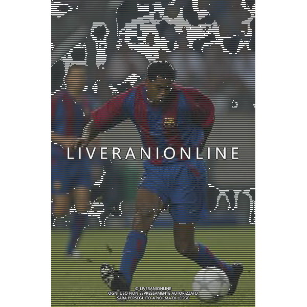 BARCELLONA CALCIO 2003 NELLA FOTO KLUIVERT PATRICK FOTO ALDO LIVERANI