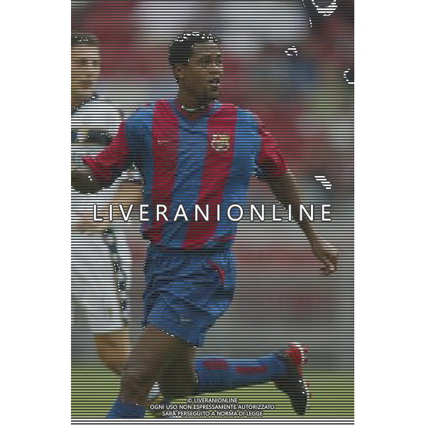 BARCELLONA CALCIO 2003 NELLA FOTO KLUIVERT PATRICK FOTO ALDO LIVERANI