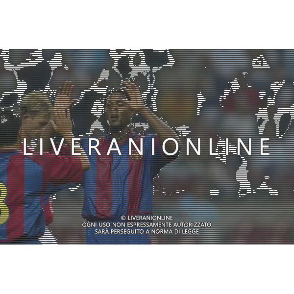 BARCELLONA CALCIO 2003 NELLA FOTO KLUIVERT PATRICK FOTO ALDO LIVERANI