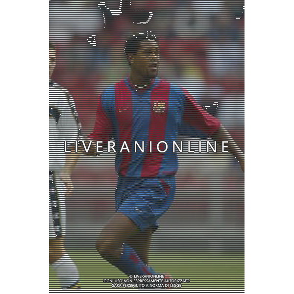 BARCELLONA CALCIO 2003 NELLA FOTO KLUIVERT PATRICK FOTO ALDO LIVERANI
