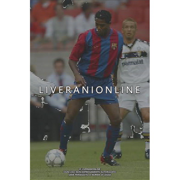 BARCELLONA CALCIO 2003 NELLA FOTO KLUIVERT PATRICK FOTO ALDO LIVERANI