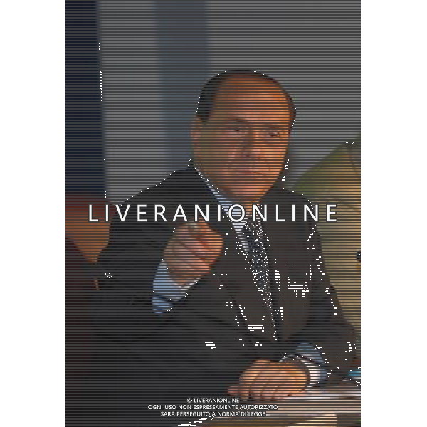 MILANO 2/7/2007 MILANOFIERACITY NELLA FOTO SILVIO BERLUSCONI FOTO MARIO ROMANO/AG ALDO LIVERANI 