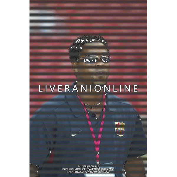 BARCELLONA CALCIO 2003 NELLA FOTO KLUIVERT PATRICK FOTO ALDO LIVERANI