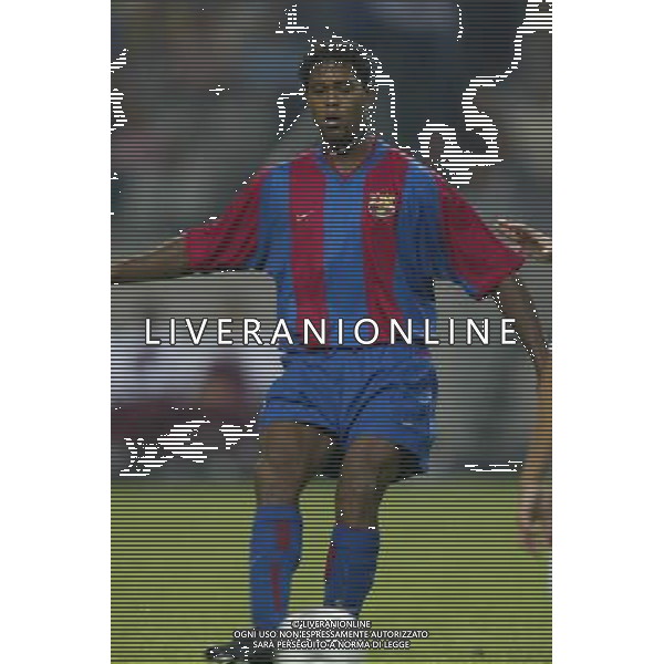 BARCELLONA CALCIO 2003 NELLA FOTO KLUIVERT PATRICK FOTO ALDO LIVERANI