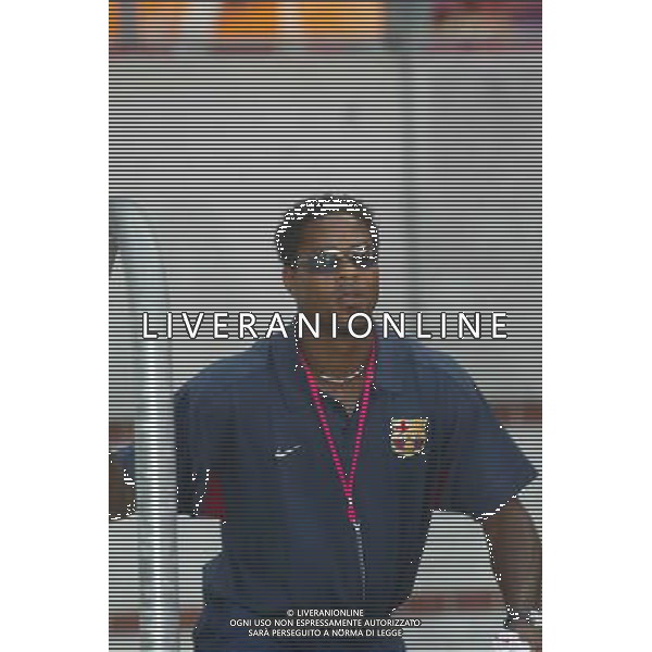 BARCELLONA CALCIO 2003 NELLA FOTO KLUIVERT PATRICK FOTO ALDO LIVERANI