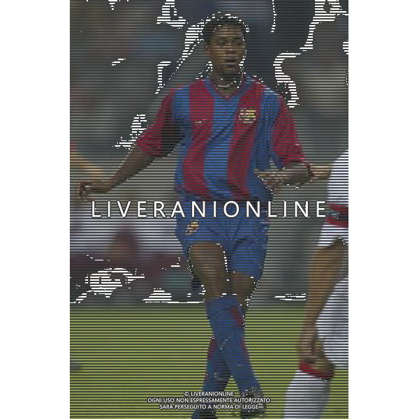 BARCELLONA CALCIO 2003 NELLA FOTO KLUIVERT PATRICK FOTO ALDO LIVERANI