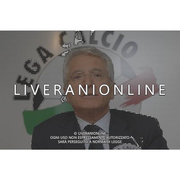 MILANO 03-07-2007 LEGA CALCIO VIA ROSELLINI ASSEMBLEA ORDINARIA E STRAORDINARIA DELLA LEGA CALCIO NELLA FOTO IL PRESIDENTE DELLA LEGA CALCIO ANTONIO MATARRESE FOTO PIER MARCO TACCA/ALDO LIVERANI.