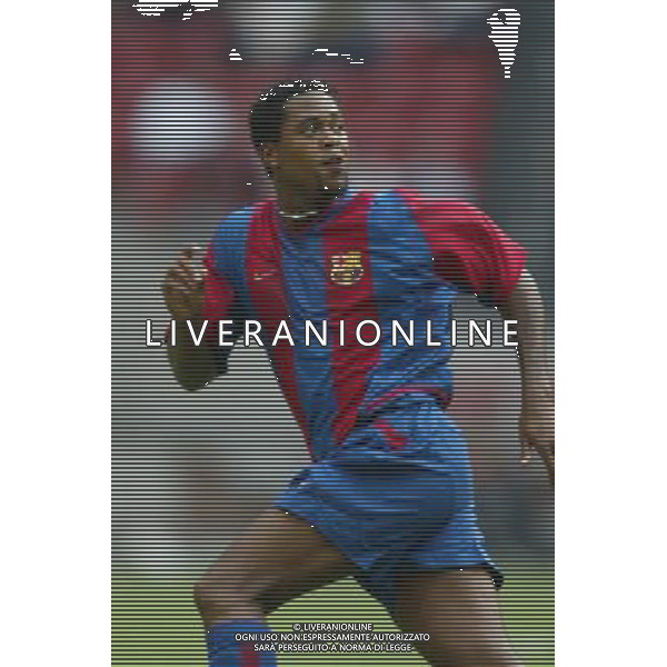 BARCELLONA CALCIO 2003 NELLA FOTO KLUIVERT PATRICK FOTO ALDO LIVERANI