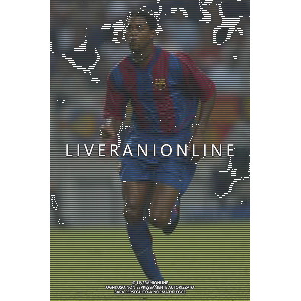 BARCELLONA CALCIO 2003 NELLA FOTO KLUIVERT PATRICK FOTO ALDO LIVERANI