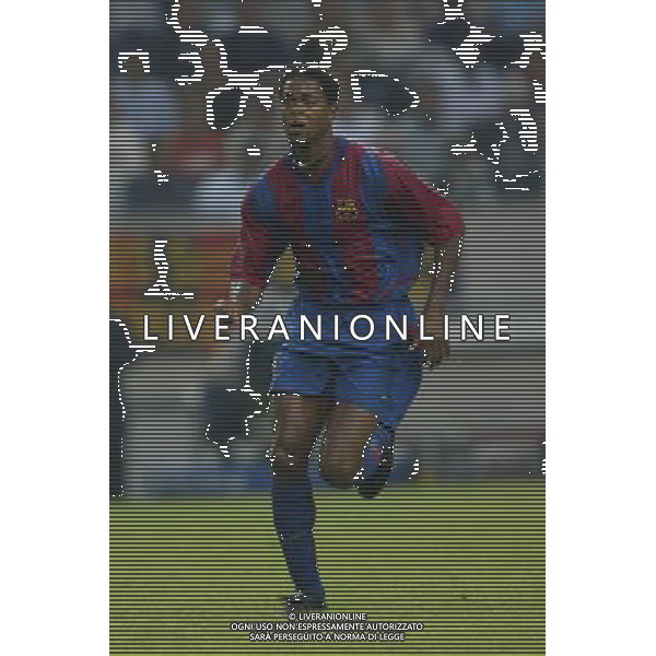 BARCELLONA CALCIO 2003 NELLA FOTO KLUIVERT PATRICK FOTO ALDO LIVERANI