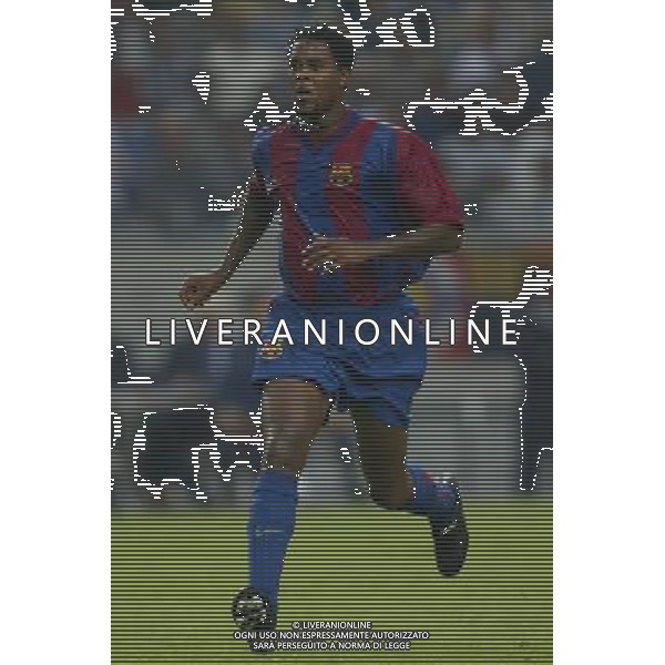 BARCELLONA CALCIO 2003 NELLA FOTO KLUIVERT PATRICK FOTO ALDO LIVERANI