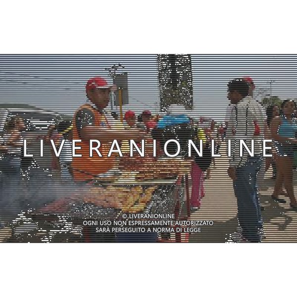 COLORE FOLKLORE AMBIENTE FUORI DAGLI STADI DELLA COPPA AMERICA VENEZUELA 2007 INTERNATIONAL FOOTBALL PUERTO LA CRUZ 04/07/2007 PH GPG/AG. ALDO LIVERANI 