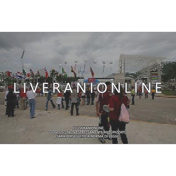 COLORE FOLKLORE AMBIENTE FUORI DAGLI STADI DELLA COPPA AMERICA VENEZUELA 2007 INTERNATIONAL FOOTBALL STADIO PUERTO LA CRUZ 04/07/2007 PH GPG/AG. ALDO LIVERANI 