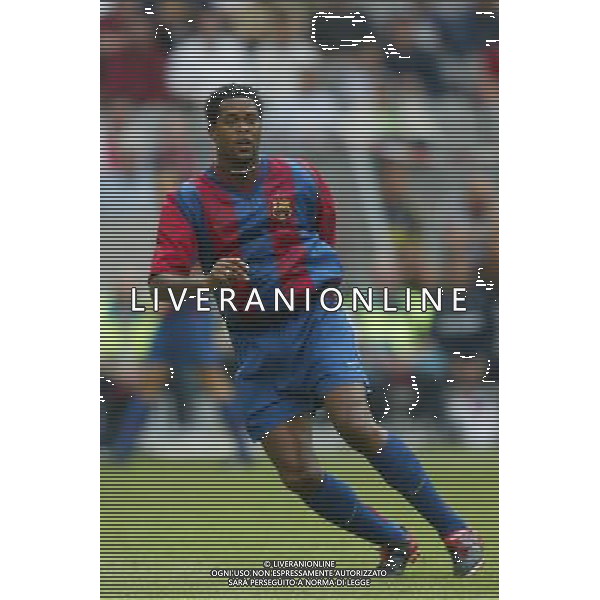 BARCELLONA CALCIO 2003 NELLA FOTO KLUIVERT PATRICK FOTO ALDO LIVERANI