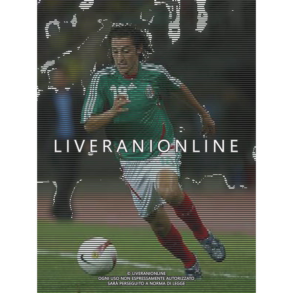 COPPA AMERICA VENEZUELA 2007 INTERNATIONAL FOOTBALL STADIO PUERTO LA CRUZ 04/07/2007 MESSICO - CILE (MEXICO-CHILE Stadium Jose Antonio Anzoategui Puerto La Cruz ) NELLA FOTO GUARDADO_MEX PH GPG/AG. ALDO LIVERANI 