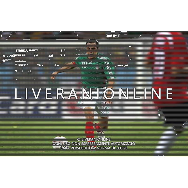 COPPA AMERICA VENEZUELA 2007 INTERNATIONAL FOOTBALL STADIO PUERTO LA CRUZ 04/07/2007 MESSICO - CILE (MEXICO-CHILE Stadium Jose Antonio Anzoategui Puerto La Cruz ) NELLA FOTO BLANCO_MEX PH GPG/AG. ALDO LIVERANI 