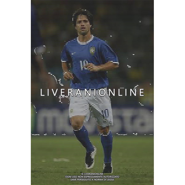 COPPA AMERICA VENEZUELA 2007 INTERNATIONAL FOOTBALL STADIO PUERTO LA CRUZ 04/07/2007 EQUADOR-BRASILE (ECUADOR-BRAZIL Stadium Jose Antonio Anzoategui Puerto La Cruz ) NELLA FOTO DIEGO BRAZIL PH GPG/AG. ALDO LIVERANI 