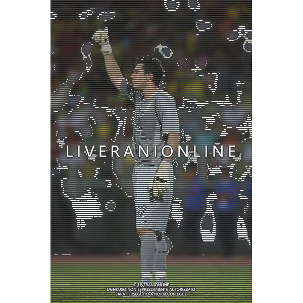 COPPA AMERICA VENEZUELA 2007 INTERNATIONAL FOOTBALL STADIO PUERTO LA CRUZ 04/07/2007 EQUADOR-BRASILE (ECUADOR-BRAZIL Stadium Jose Antonio Anzoategui Puerto La Cruz ) NELLA FOTO ALEXANDER DONI BRAZIL PH GPG/AG. ALDO LIVERANI 