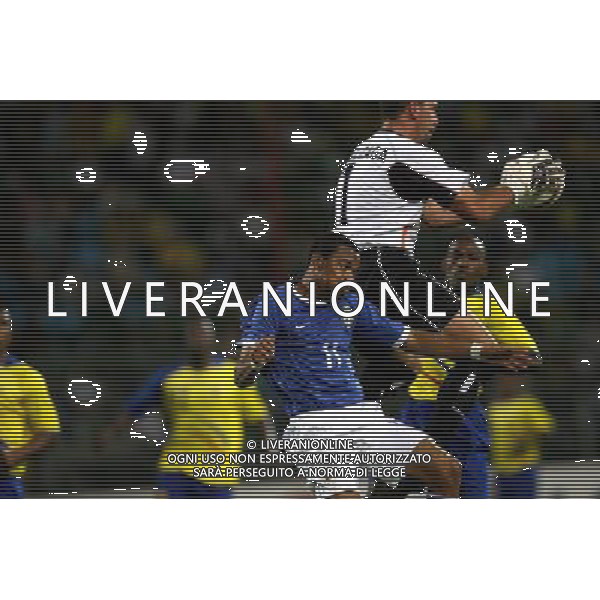 COPPA AMERICA VENEZUELA 2007 INTERNATIONAL FOOTBALL STADIO PUERTO LA CRUZ 04/07/2007 EQUADOR-BRASILE (ECUADOR-BRAZIL Stadium Jose Antonio Anzoategui Puerto La Cruz ) NELLA FOTO ELIZAGA/ ROBINHO PH GPG/AG. ALDO LIVERANI 