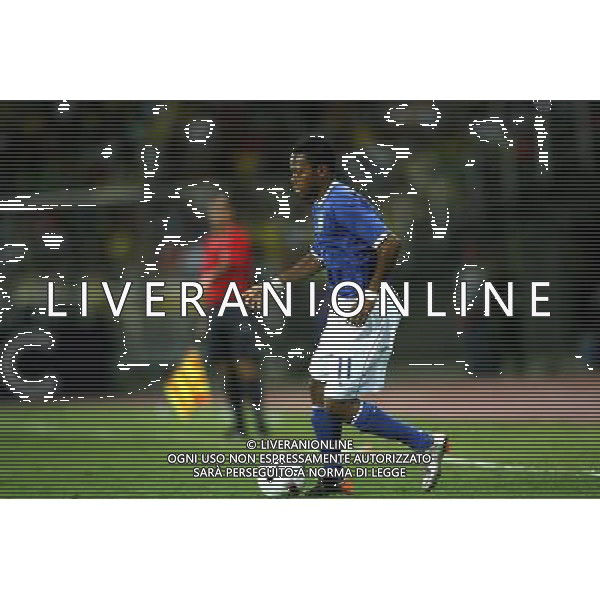 COPPA AMERICA VENEZUELA 2007 INTERNATIONAL FOOTBALL STADIO PUERTO LA CRUZ 04/07/2007 EQUADOR-BRASILE (ECUADOR-BRAZIL Stadium Jose Antonio Anzoategui Puerto La Cruz ) NELLA FOTO ROBINHO PH GPG/AG. ALDO LIVERANI 