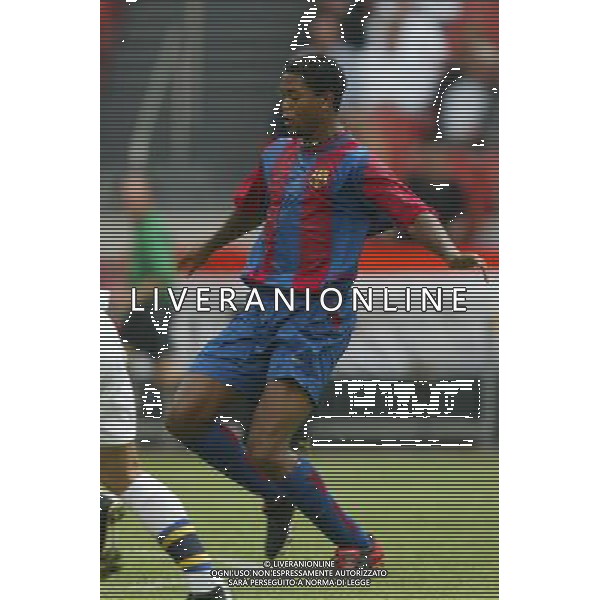 BARCELLONA CALCIO 2003 NELLA FOTO KLUIVERT PATRICK FOTO ALDO LIVERANI