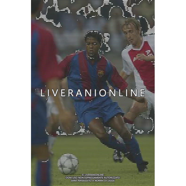 BARCELLONA CALCIO 2003 NELLA FOTO KLUIVERT PATRICK FOTO ALDO LIVERANI