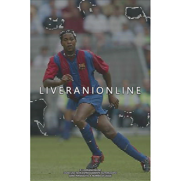 BARCELLONA CALCIO 2003 NELLA FOTO KLUIVERT PATRICK FOTO ALDO LIVERANI
