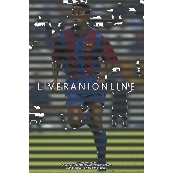 BARCELLONA CALCIO 2003 NELLA FOTO KLUIVERT PATRICK FOTO ALDO LIVERANI
